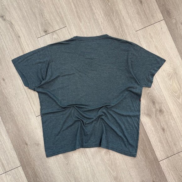 Y2K APT.9 Blood Splatter Graphic Men's Teal T-Shirt - Size XL - Picture 2 of 6